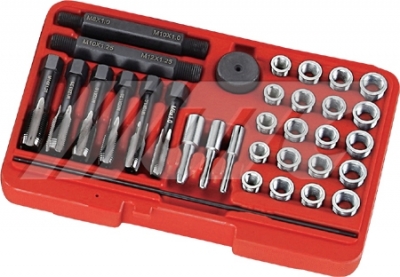JTC4053 33PCS GLOW PLUG THREAD REPAIR SET